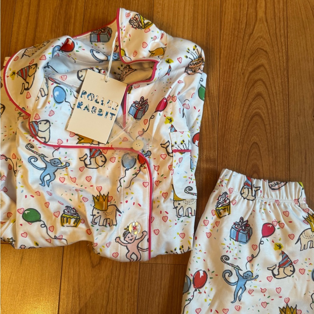 Roller Rabbit - Birthday Bonanza Polo Pajamas - Picture 7 of 9